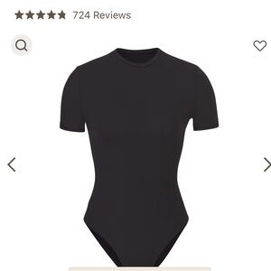Skims black bodysuit
